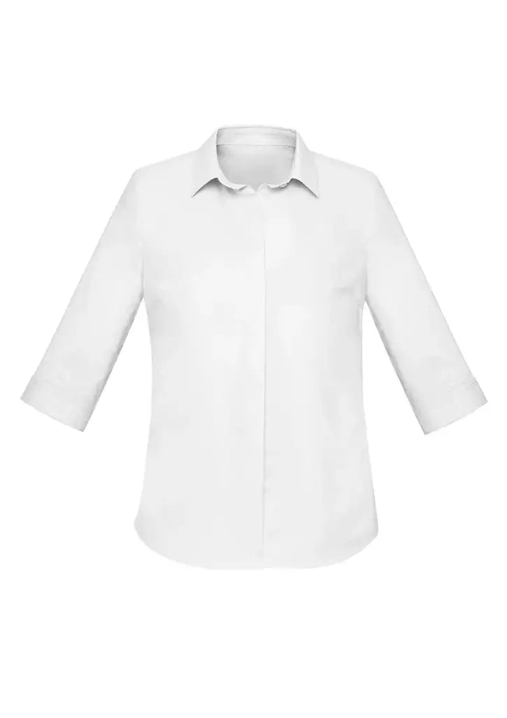 Biz Corporates Charlie Women's 3/4 Sleeve Shirt RS968LT Biz Corporates